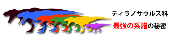 最強の系譜、ティラノサウルス科