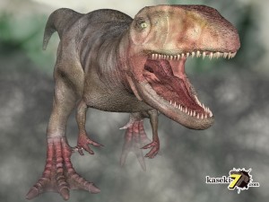 カルカロドントサウルス（化石セブンオリジナルＣＧ）