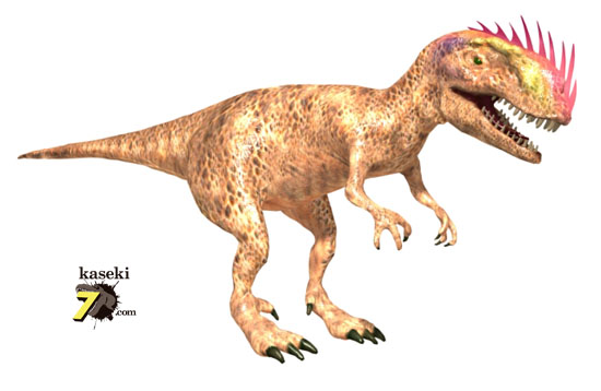 メガロサウルス（化石セブンオリジナルＣＧ）