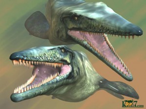 mosasaurus（化石セブンオリジナルＣＧ）