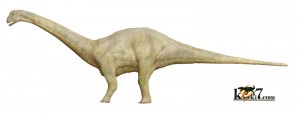 体の大きな竜脚類恐竜