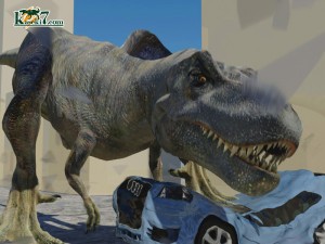 ティラノサウルス（化石セブンオリジナルＣＧ）