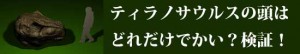 ティラノサウルスの頭はどれだけデカい！？