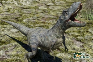 T-rex（化石セブンオリジナルＣＧ）