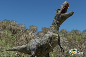 吼える！ティラノサウルス（化石セブンオリジナルＣＧ）