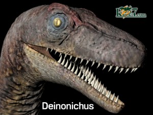 小型肉食恐竜（化石セブンオリジナルＣＧ）