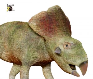 卵化石が最初に見つかった恐竜、プロトケラトプス