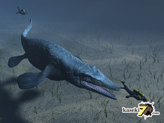 海のティラノサウルスことモササウルス７