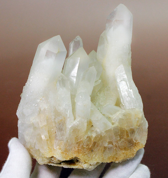 大きい！天然のミルキークォーツ。石英結晶（水晶）のクラスター標本。（その5）