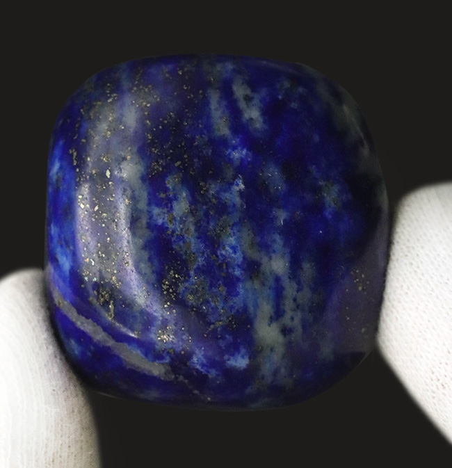 古代より愛でられてきた伝統ある貴石、天然のラピズラズリ（Lapis lazuli）のポリッシュ標本（その1）