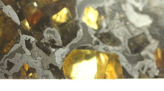 美麗！！希少な石鉄隕石、パラサイトのスライス標本！ブラヒンパラサイト（その11）