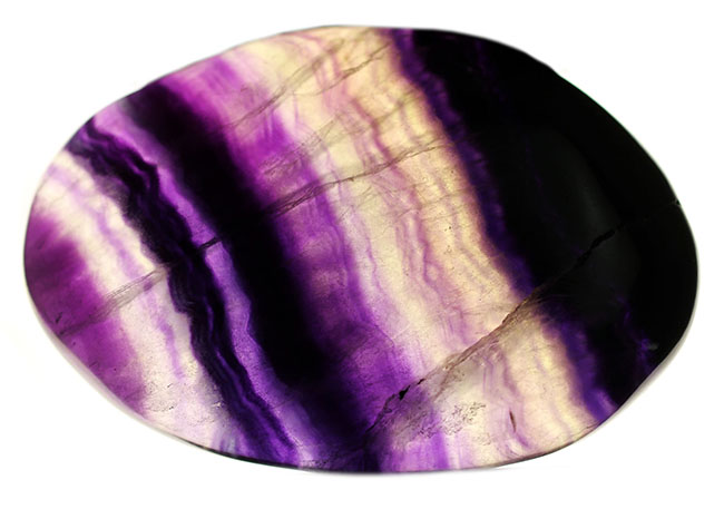 これが希少な「紫蛍石」だ！高い透明度、美しい光りのレイヤーを備えたレインボーフローライト（fluorite）（その1）