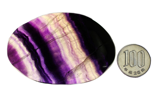 これが希少な「紫蛍石」だ！高い透明度、美しい光りのレイヤーを備えたレインボーフローライト（fluorite）（その14）