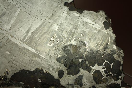 カンラン石が見える！ウィドマンシュテッテン構造が見える！ロシアで見つかった374ｇの大型隕石SEYMCHAN（その4）