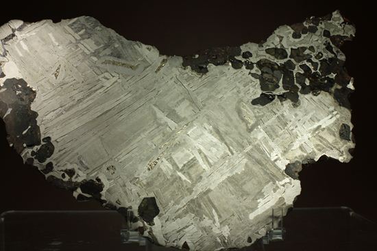 カンラン石が見える！ウィドマンシュテッテン構造が見える！ロシアで見つかった374ｇの大型隕石SEYMCHAN（その6）