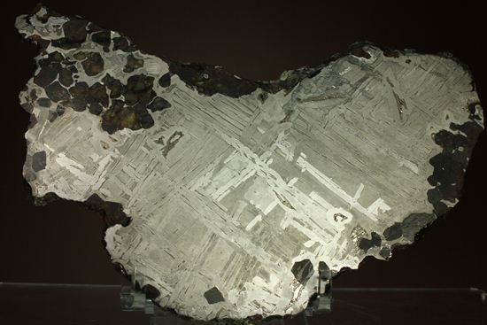 カンラン石が見える！ウィドマンシュテッテン構造が見える！ロシアで見つかった374ｇの大型隕石SEYMCHAN（その7）
