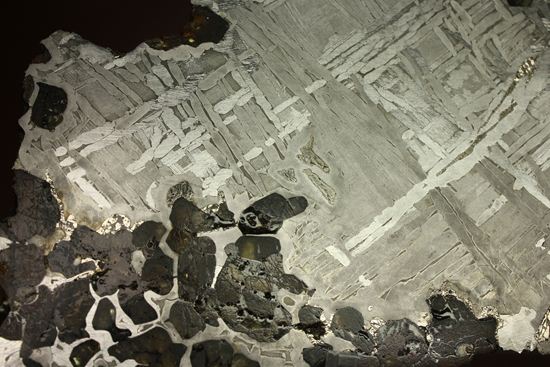カンラン石が見える！ウィドマンシュテッテン構造が見える！ロシアで見つかった374ｇの大型隕石SEYMCHAN（その8）