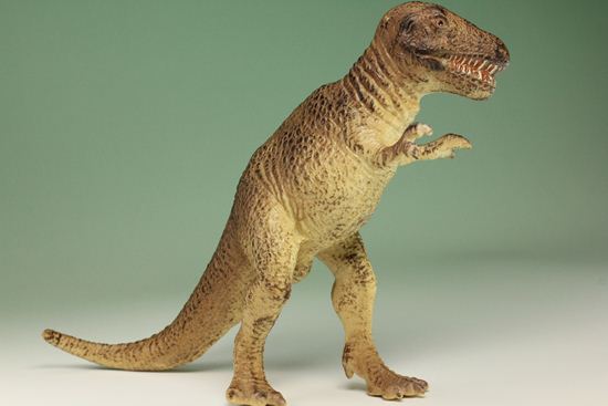 知名度No.1！ティラノサウルス恐竜のミニフィギュア（本物化石1個付き）（その11）