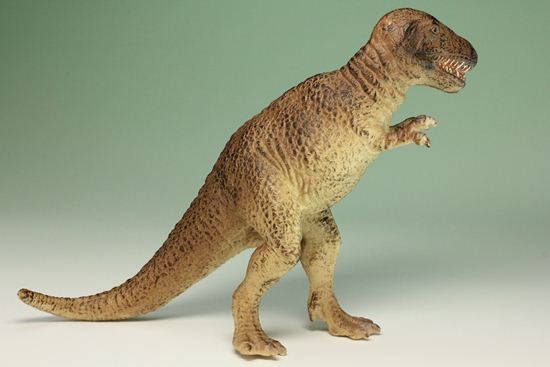 ティラノサウルスとトリケラトプス恐竜ミニフィギュア2体セット（本物化石1個つき）（その5）
