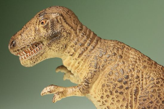 ティラノサウルスとトリケラトプス恐竜ミニフィギュア2体セット（本物化石1個つき）（その9）