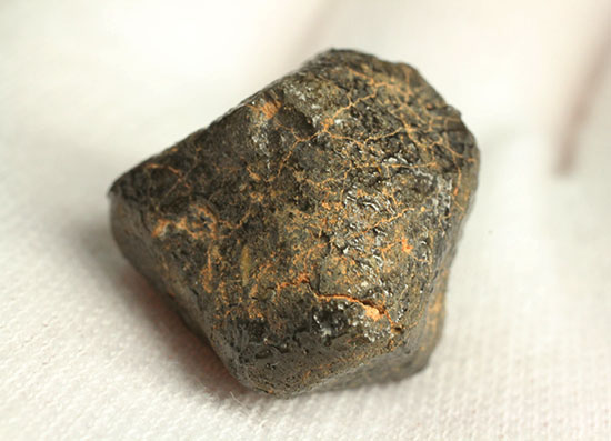 どこかの星の地殻に起源があるとされるユークライト。良質の溶融表皮を備えたキャメルドゥンガ（Camel Donga）隕石（その10）