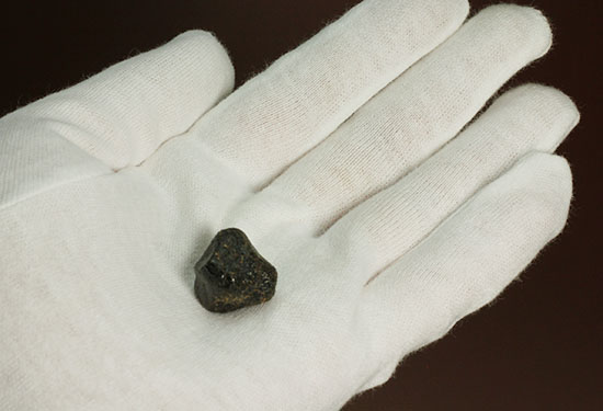 どこかの星の地殻に起源があるとされるユークライト。良質の溶融表皮を備えたキャメルドゥンガ（Camel Donga）隕石（その5）