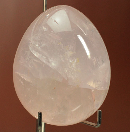 中の結晶構造が良く見える!柔らかい色合いのローズクォーツ(Rose quarz)(その12)