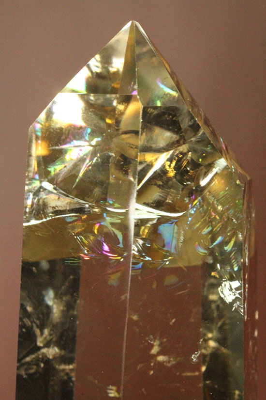 最高品質、透明度高し!希少な天然標本です。シトリンこと黄水晶(Citrine)(その1)