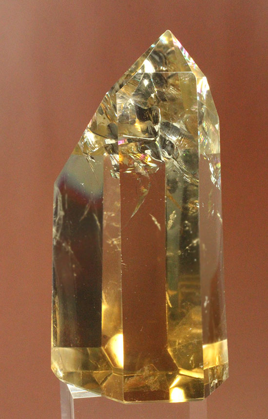 最高品質、透明度高し!希少な天然標本です。シトリンこと黄水晶(Citrine)(その2)