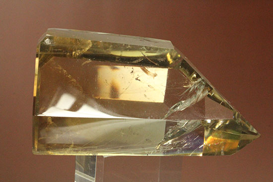 最高品質、透明度高し!希少な天然標本です。シトリンこと黄水晶(Citrine)(その5)