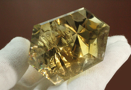 最高品質、透明度高し!希少な天然標本です。シトリンこと黄水晶(Citrine)(その9)