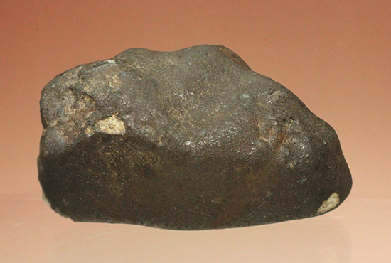 隕石名不明。見事な溶融表皮を伴う石質隕石/　【ot670】