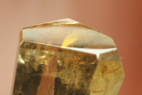 透明度高い!透き通る味わい黄水晶こと、シトリンのポリッシュ標本(Natural Citrine)(その10)