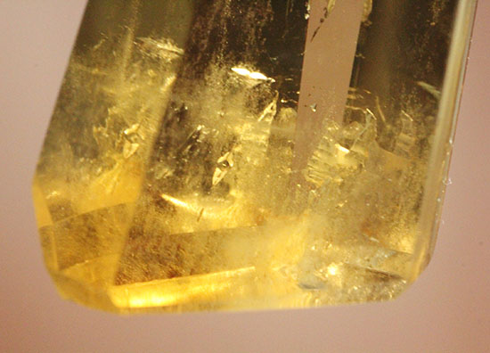 透明度高い!透き通る味わい黄水晶こと、シトリンのポリッシュ標本(Natural Citrine)(その12)