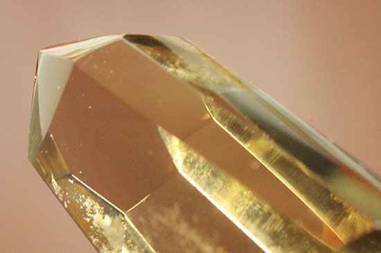 透明度高い!透き通る味わい黄水晶こと、シトリンのポリッシュ標本(Natural Citrine)(その9)