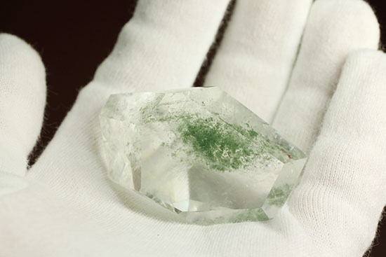 緑泥石を内包した水晶。透明度高い！（その7）