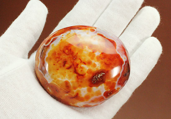 古代より珍重されてきた鉱物、紅玉髄こと、カーネリアン(Carnelian) /　【ot714】