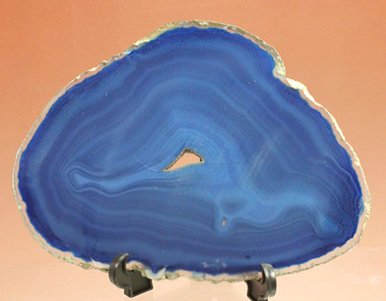 青にもいろんな青がある!鉱物ブルーメノウのグラデーション標本(Agate)(その3)