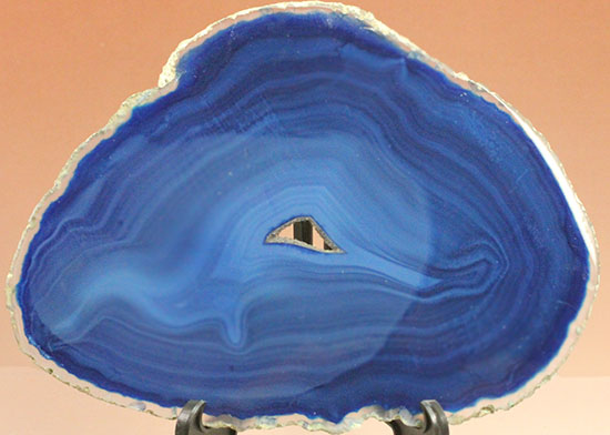 青にもいろんな青がある!鉱物ブルーメノウのグラデーション標本(Agate)(その6)