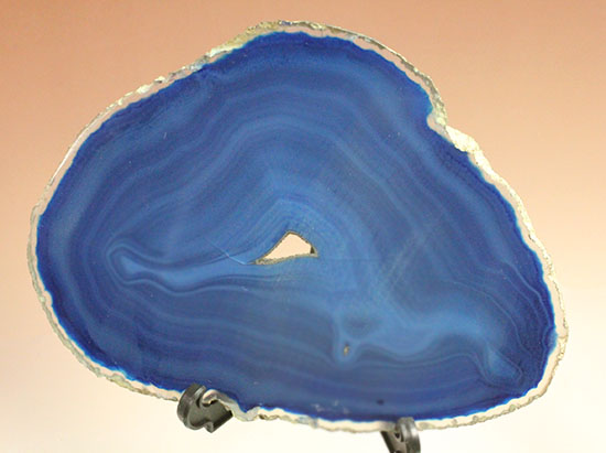 青にもいろんな青がある!鉱物ブルーメノウのグラデーション標本(Agate)(その7)