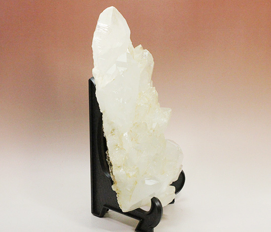 2.8キロオーバー!柱状結晶がそびえ立つ、水晶の迫力標本(rock crystal)(その10)