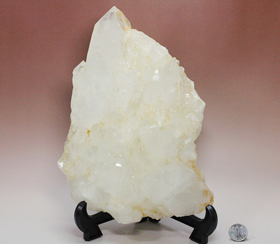 2.8キロオーバー！柱状結晶がそびえ立つ、水晶の迫力標本(rock crystal)（その14）
