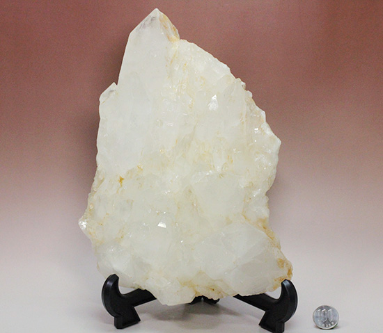 2.8キロオーバー!柱状結晶がそびえ立つ、水晶の迫力標本(rock crystal)(その14)