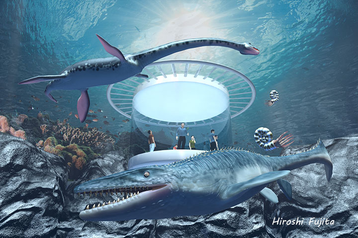 未来の水族館、CG制作：藤田　大