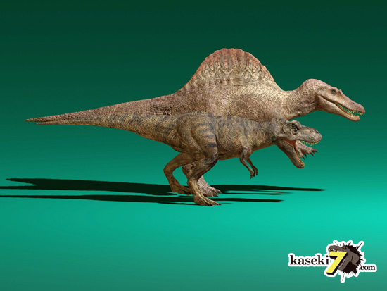 スピノサウルスはやっぱりデカいなぁ
