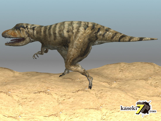 タルボサウルスCG画像２