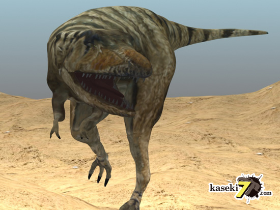 タルボサウルスCG画像５