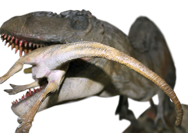 「地球史上一番デンジャラスな瞬間：食事をするティラノサウルス （1点ずつ職人のハンドペインティング）（その2）