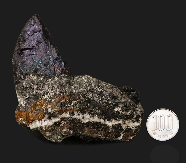 大きい！産地と成り立ちが語れる、日本産硫化鉱物の良標本… 岐阜県神尾鉱山産　閃亜鉛鉱（その9）