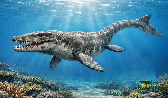 上質なエナメル質、源泉美品、モササウルス（Mosasaurus）の歯化石（その8）